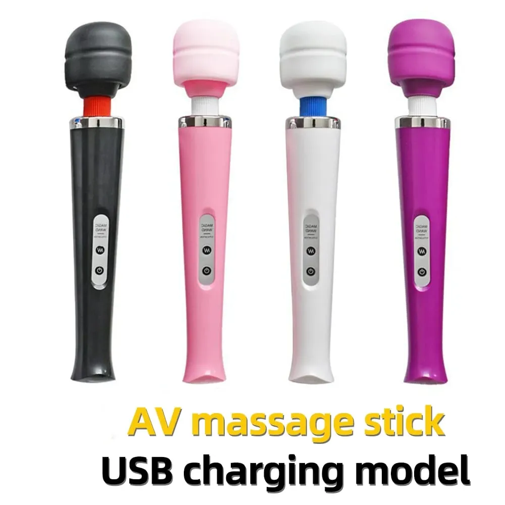 Vibrador av para adultos, brinquedos sexuais, varinha mágica poderosa, estimulação do ponto g, massageador, clitóris, brinquedos sexuais para mulheres, masturbação