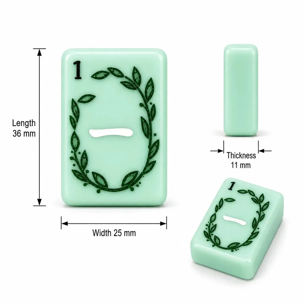Original Design Christmas American Mahjong 160 Tiles - Acrylic 36x25x11mm with Jokers and Winds Holiday Game