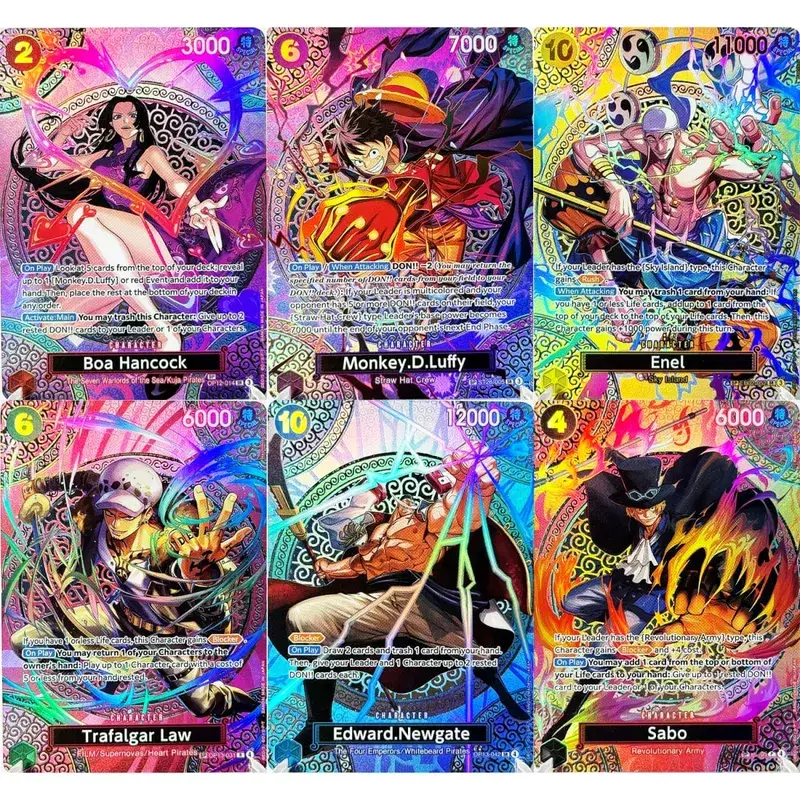 One Piece Card Game OTCG OP15 SP Rare Card High Quality DIY Replica Textures Anime Collectibles holographic Foil Proxy Cards