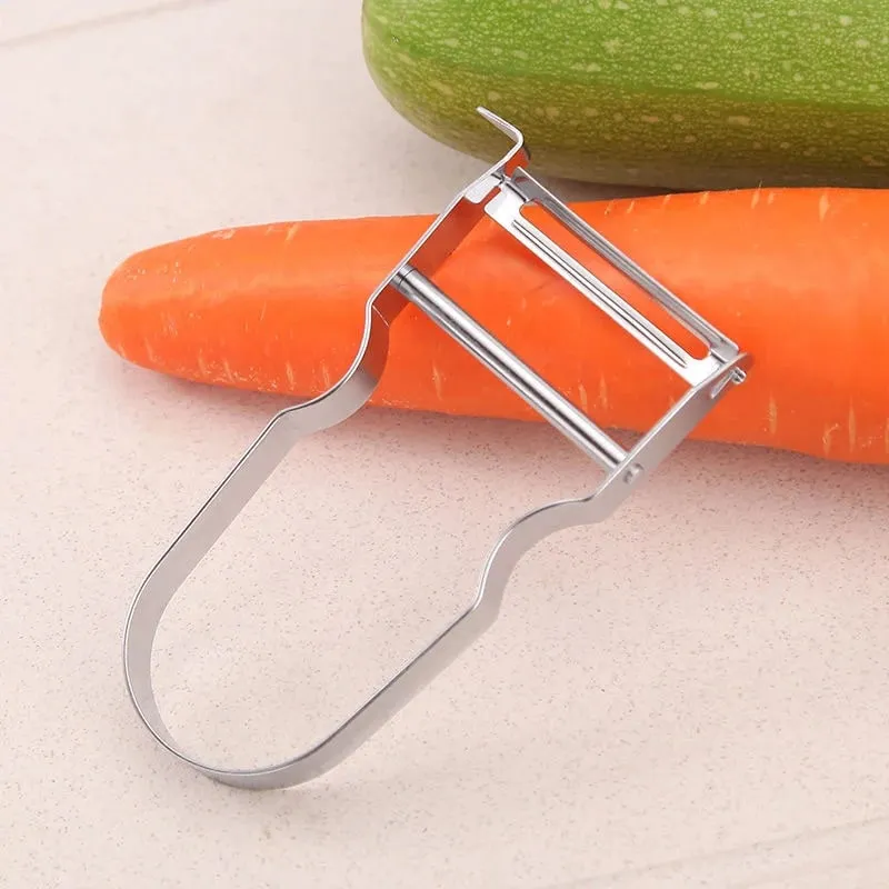 1Pcs Stainless Steel Peeler Kitchen Vegetable Fruit Peeler Potato Slicer Carrot Peeler Multiple-Function Kitchen Accessories