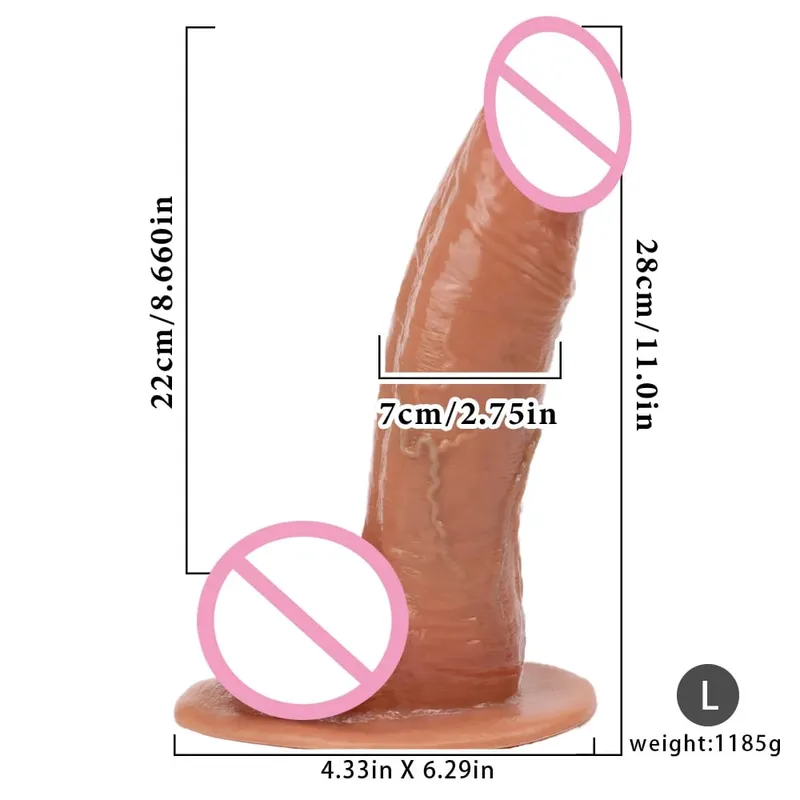 Super Big Skin Dildo Penis Prostate Massager Strap-on Silicone Realistic Anal Plug Masturbator Sexy Adult Huge Dildos Sex Toys