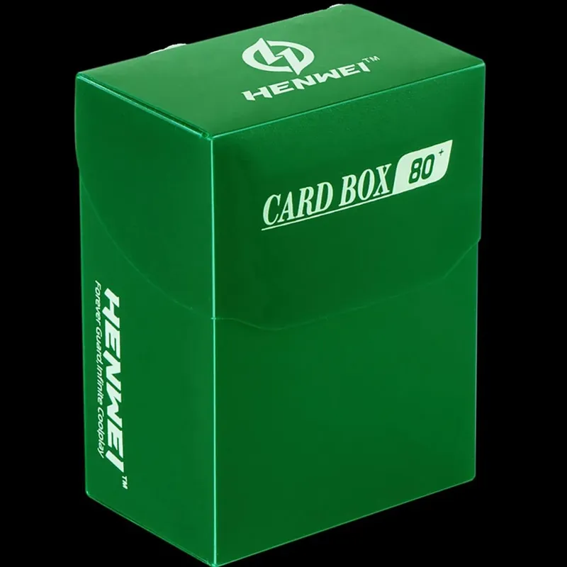 80+Card Deck Box PP Material Portable Many Color TCG Cards Case for MTG/YGO/TCG Gathering PP Storage