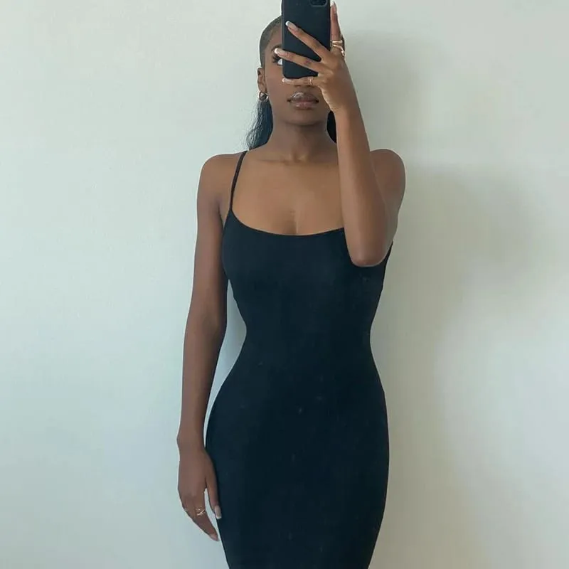 Elegancka obcisła sukienka Maxi kobiety lato 2024 bez rękawów Backless seksowne stroje do klubu na imprezę Sundress czarne sukienki urodzinowe ubrania