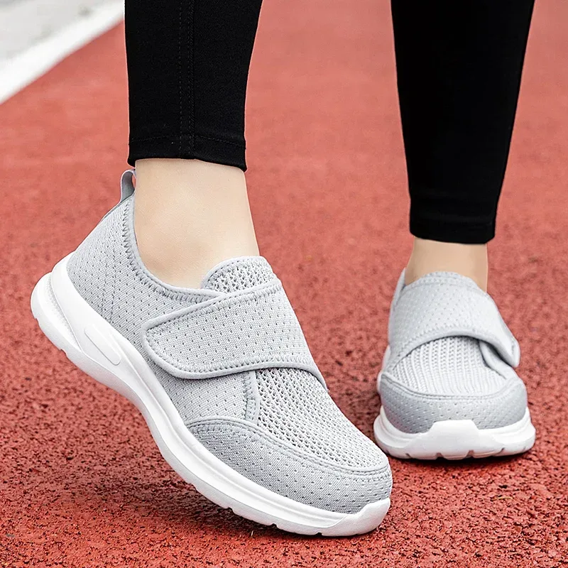 Men's Orthopedics Wide Feet Swollen Walking Casual Sneakers Unisex Thumb Eversion Adjusting Soft Comfortable Diabetic Man Shoes