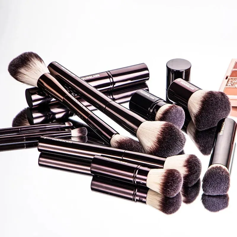 Κλεψύδρα Βούρτσα Μακιγιάζ-Φορητή 7τμχ MINI Natural Hair Brushes Set-Powder Foundation Eyeshadow Traveling Tools Makeup — image 5