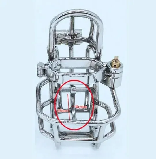 2026 NEW Newest Design Male Chastity Device Stainless Steel PA Puncture Cock Cage Bdsm Sex Toys For Men Penis Lock Cock Ring Toy