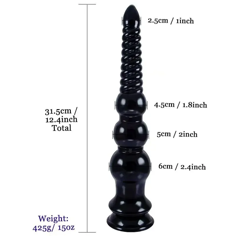 Big Thread Anal Plug Dildos For Men Butt Plug Adult Sex Toys for Women Men Prostate Massage Vaginal Spiral Anal Stimulation