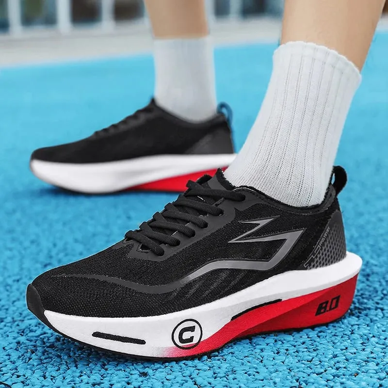 Men Running Shoes Carbon Board Marathon Sports Speciality Lightweight Men's Comfortable Walking Athletic Sneakers Male Autumn