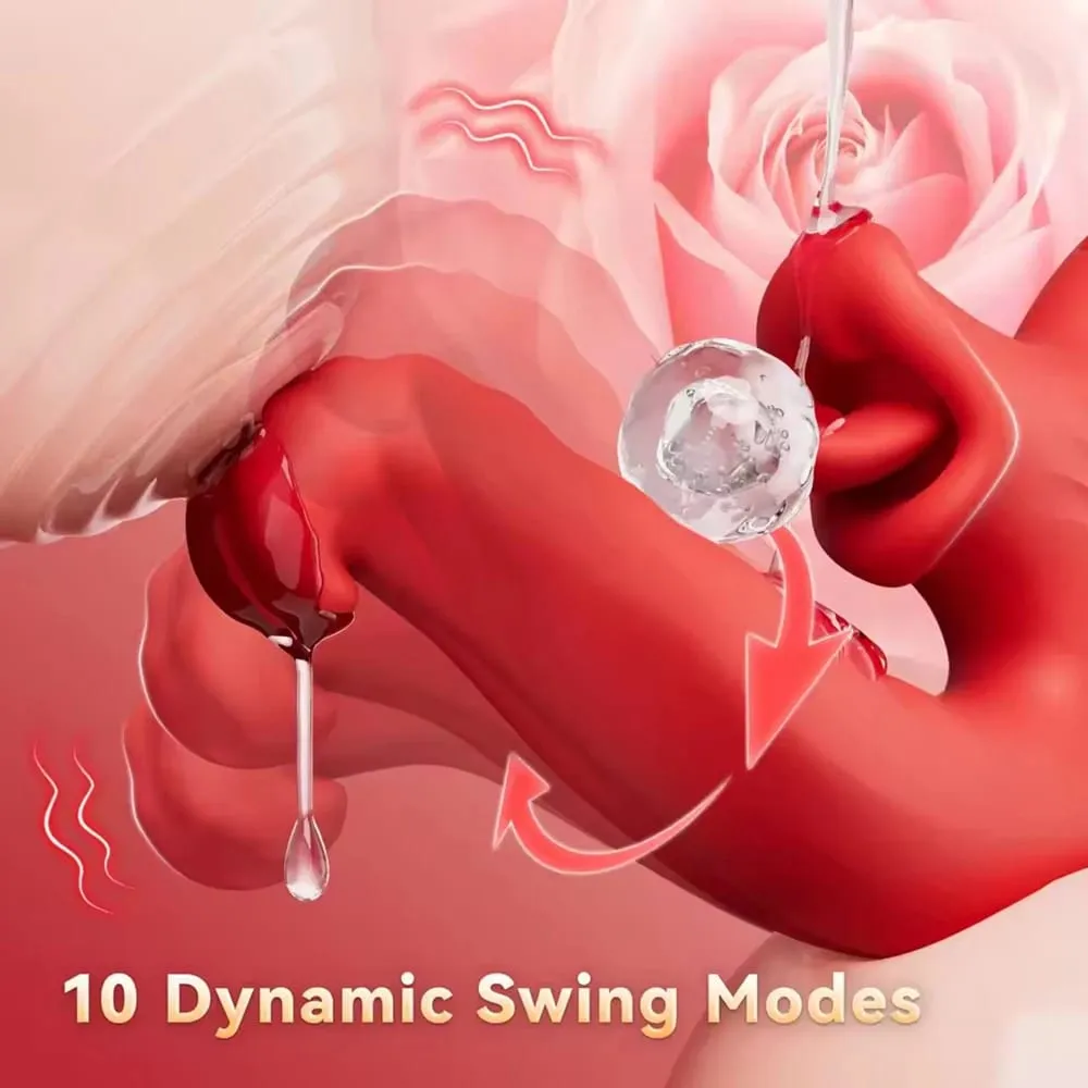 Powerful Tongue Vibrator for Women 10 Swing & 10 Licking Dildo Vibrators G Spot Clitoral Stimulator Female Masturbator Sex Toys