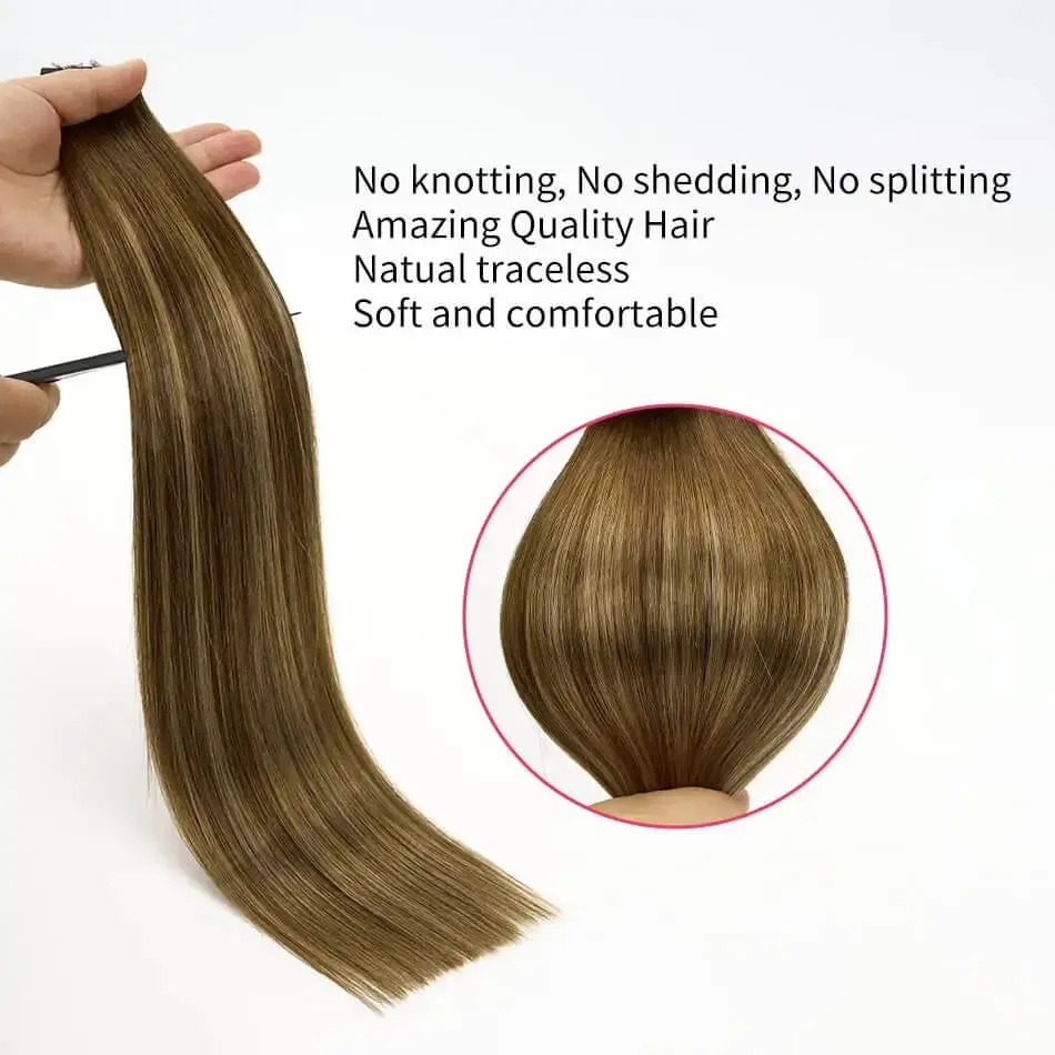 Straight Tape in Hair Extensions Human Hair 2g/2.5g/pcs Tape in Extension 20pcs/set Remy Human Hair Natural Human Hair Extension