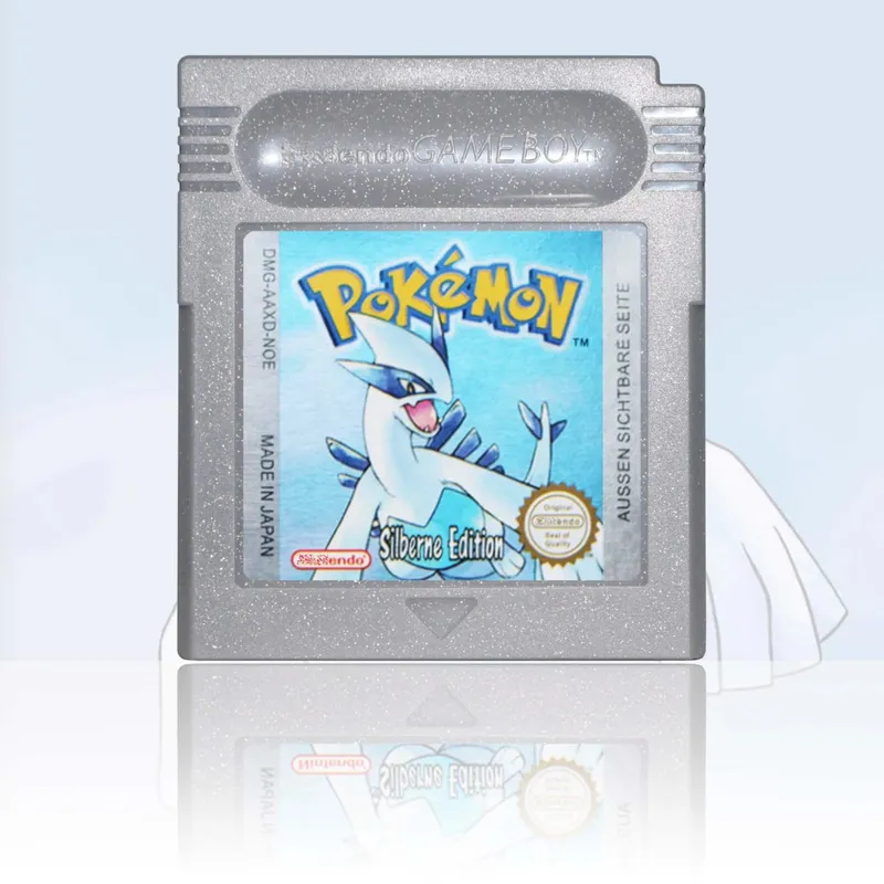 GBC/GBA NOE Version Pokemon Kristall/Smaragd/Feuerrote/Blattgrune/Rubin Game Cartridge Video Game Card High Quality With Battery
