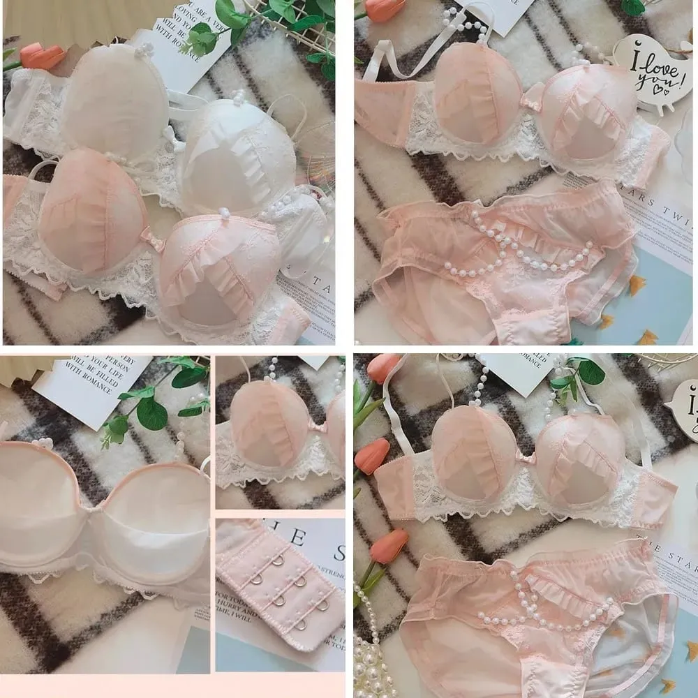 Sexy Leopard Print Lingerie Set: Seamless Satin Bra & Panty Set with Adjustable Thin Lace