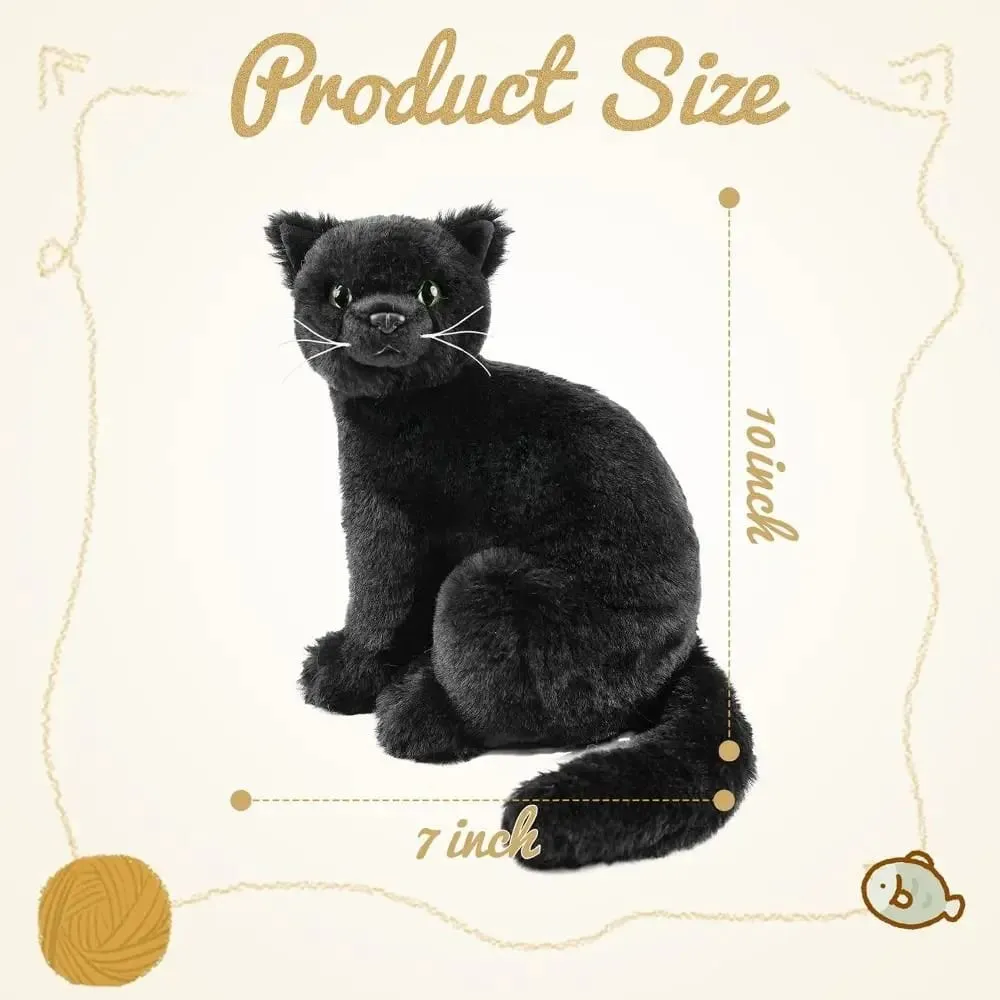 Plush Material Animal Body Pillow PP Cotton Filled 10inch Poultry Throw Pillows Cat Pattern Cute Design Animal Cushion Doll Toys