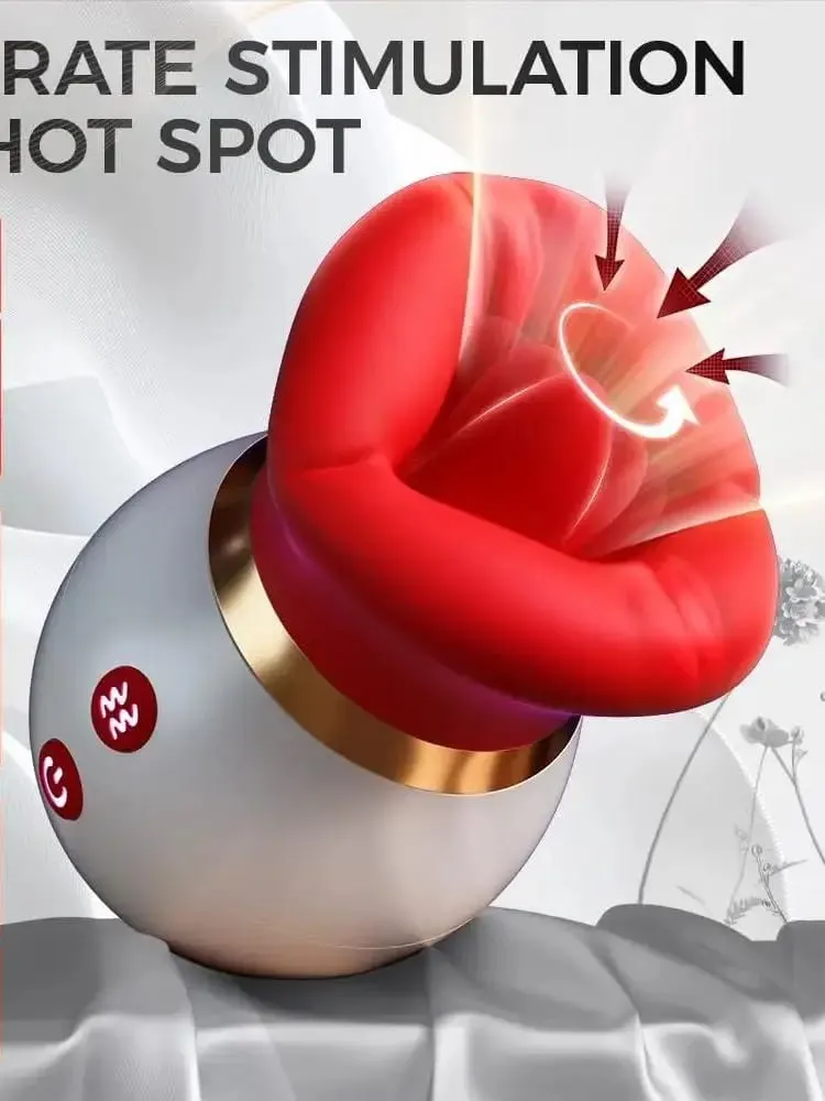 Powerful sucking vibrator female tongue licking sex toys sucker female oral nipple stimulator adult electric sex toys.