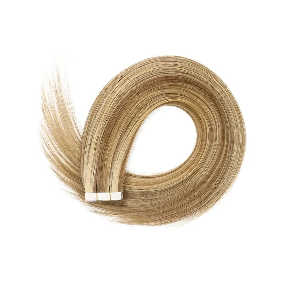 14-24" Invisible PU Extensions 50g Brazilian Remy Human Hair Tape in Hair Extensions Real Human Hair for Women Hair Extensions