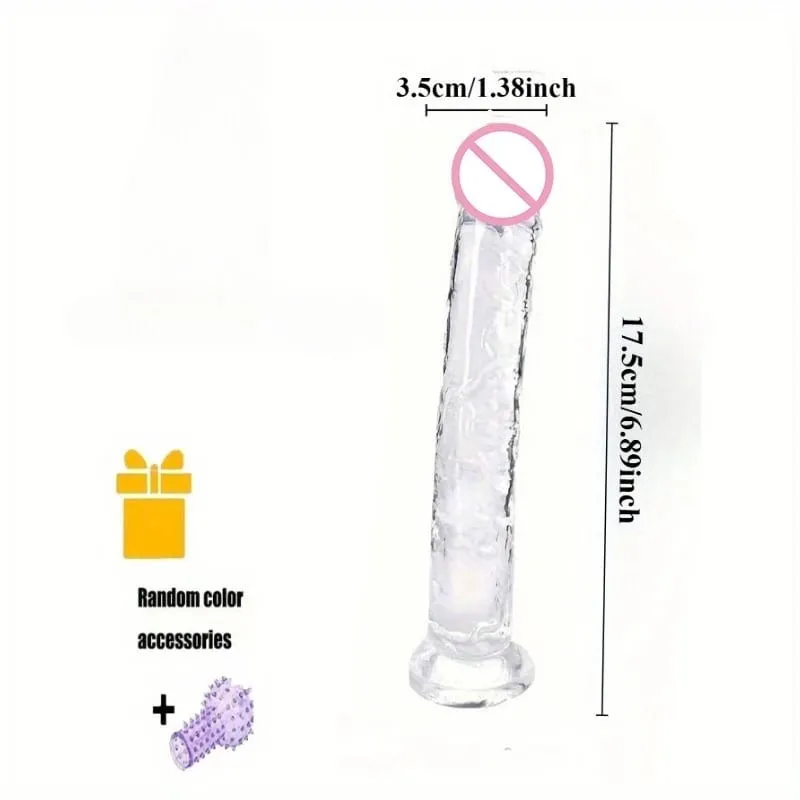 Transparent Soft Jelly Dildos Strong Suction Cup Female Anal Masturbator Clitoral Stimulator Big Dick Lesbian Women Sex Toys 18+