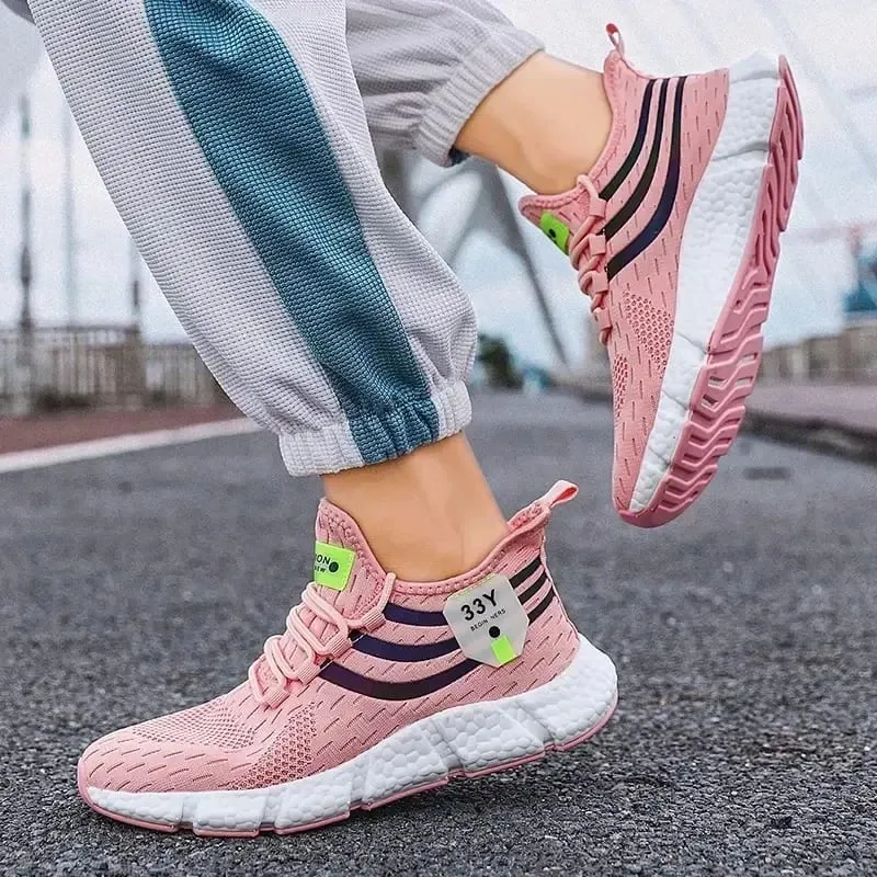 Men Casual Sport Shoes Breathable Lightweight Sneakers Unisex Outdoor Mesh Running Shoe Athletic Jogging Tenis Walking Shoes Men