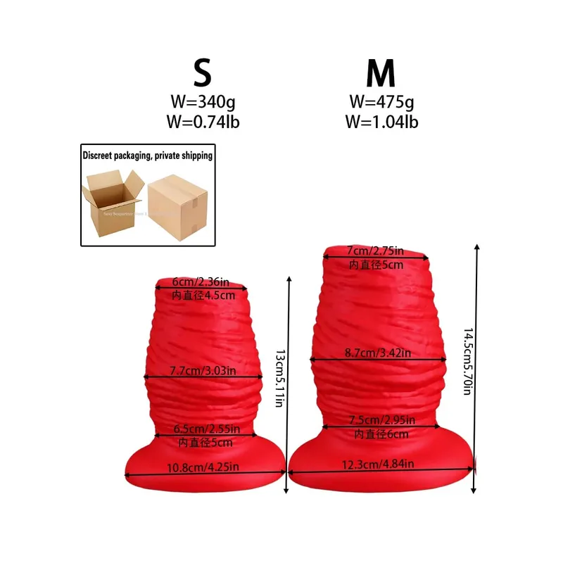 Hollow Butt Plug Silicone Huge Anal Plug Speculum Peep Sex Toys For Women Men Gay Fisting Boxing Gloves Enema Flushing Adult Toy