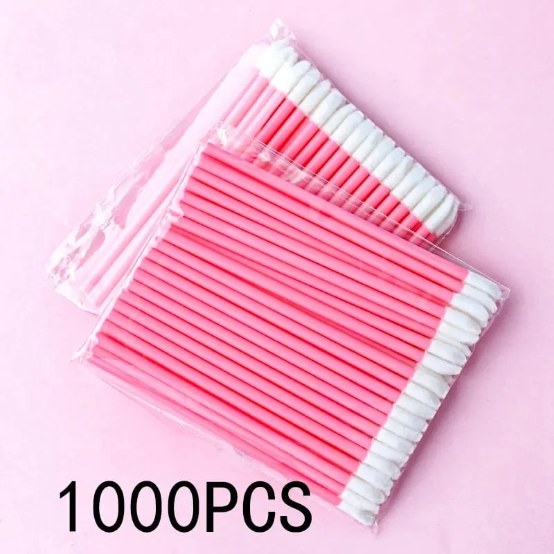 50/500/1000Pcs Wholesale Lip Brushes Makeup Brush Eyelashes Extension Lip Gloss Applicator Lipstick Wands Set Cosmetic Make Up