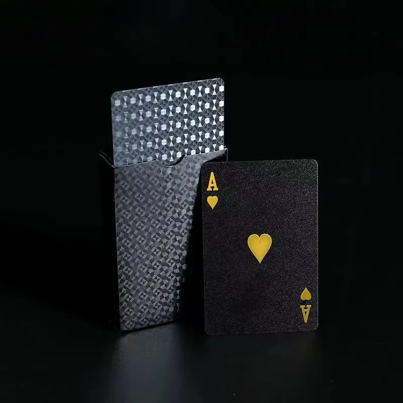 Luxury Color Playing Cards: Waterproof PVC Poker Suit Unique Designer Deck for Magic Tricks Board Game Gift for Adults