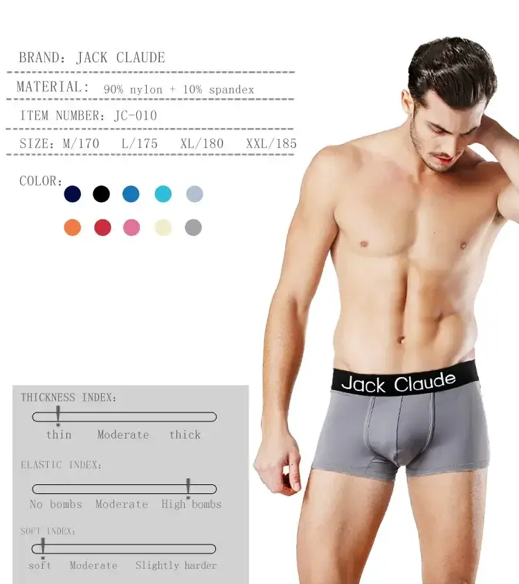Brand Mens Underwear Boxers Lalaki Panties Panloob Lalaki Masikip Malambot na Panloob Boxer Para sa Mens Shorts Lalaki Boxershorts Hombres Gay