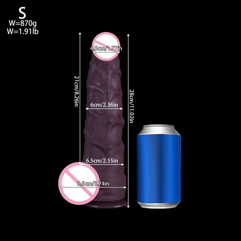 Ultra large and thick Realistic Dildo Anal Plug Horse Penis Long Butt Plug Anus Expansion Stimulator Anal Sex Toys for Woman Men