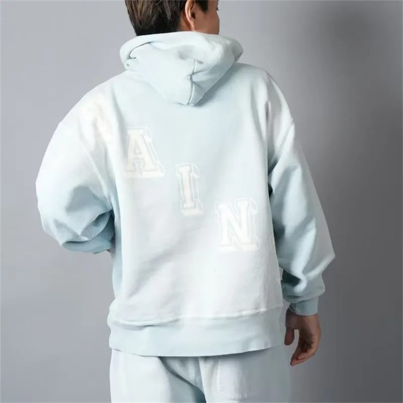 26SS New SAINT Mxxxxxx BABY MICHAEL HOODIE High-Street Oversized Cotton Hooded Sweater Printed Washed Hoodies For Men