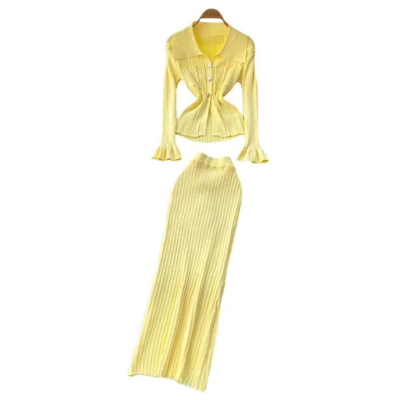 Yuoomuoo marca moda de uma peça de malha maxi vestido feminino elegante com decote em v babados cintura fina bodycon camisola vestido de festa