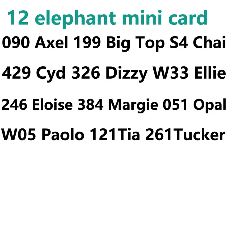 linkage card series 1 to series 5 Sanrio S1 to S6 card NTAG215 NFC Printing animal Card Work for NS switch