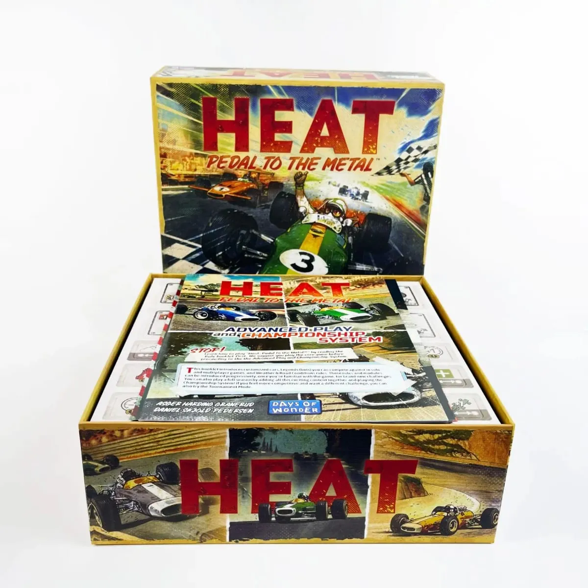 “HEAT: Full Throttle” — A Fast-Paced Adrenaline-Fueled English-Language Racing Tabletop Card Game for 1 to 6 Players