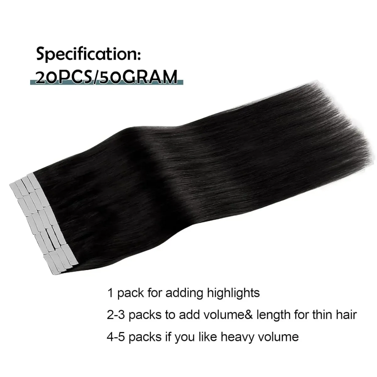 Bone Straight Tape In Hair Extensions Indian Hair Seamless Skin Weft Invisible Tape In Human Hair Extensions 50g/20pcs For Women