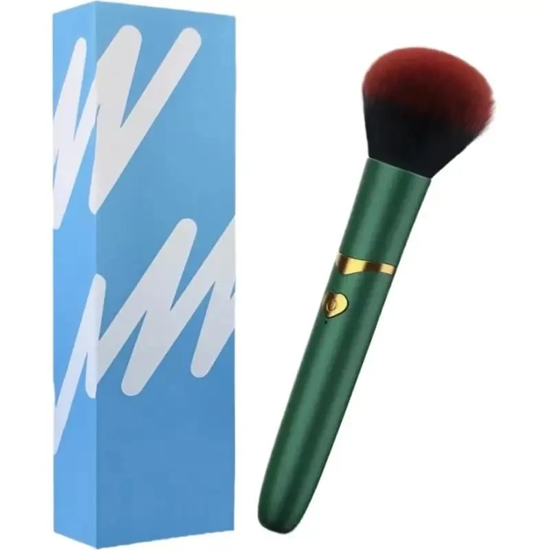 Brosse de maquillage électrique à vibrations à 10 vitesses, brosse cosmétique Rechargeable par USB pour poudre liquide, correcteur de fard à joues