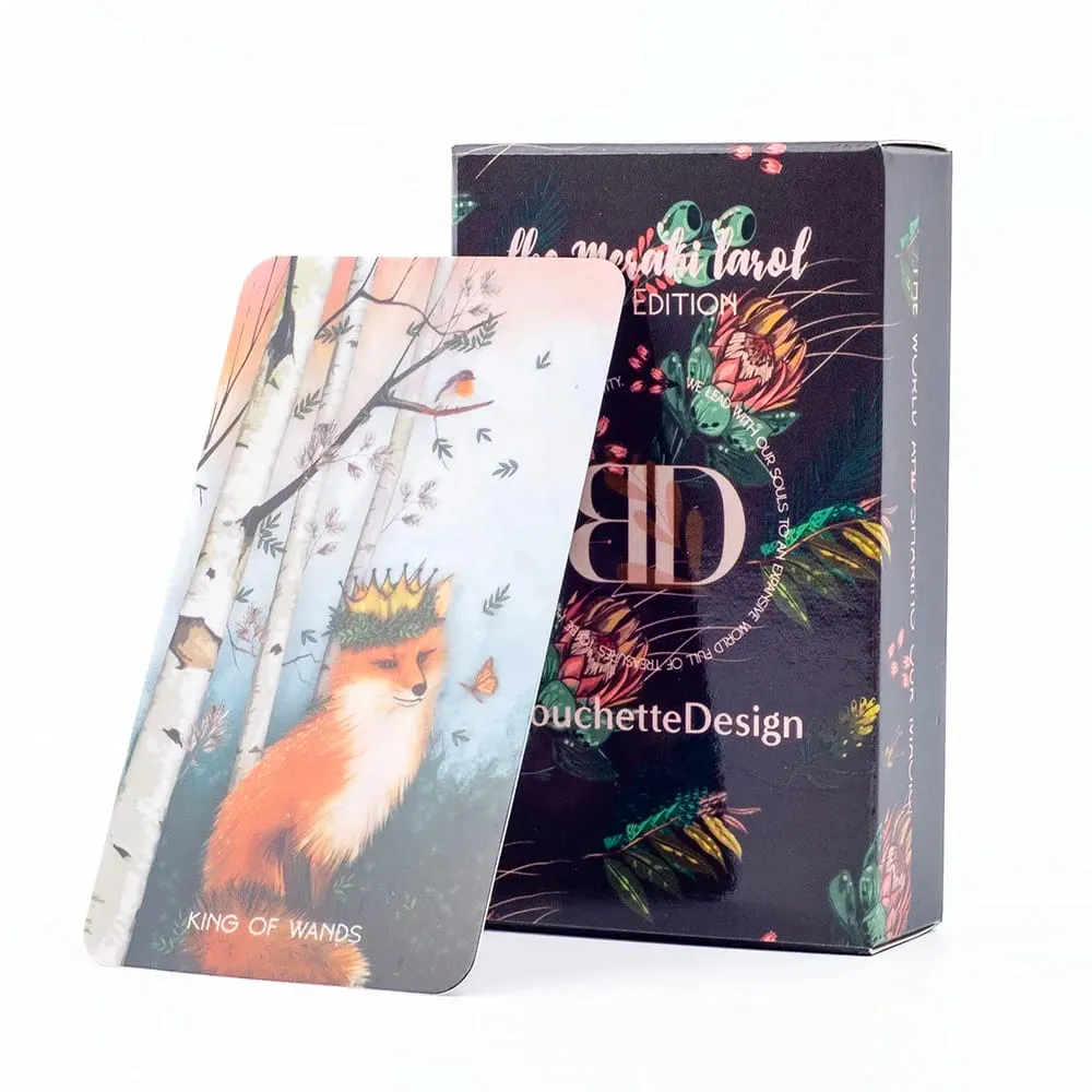 Mesahi Tarot 3rd Edition 79 Card Deck with Bouchette Design English Version Family And Friends Divination Board Game for Parties