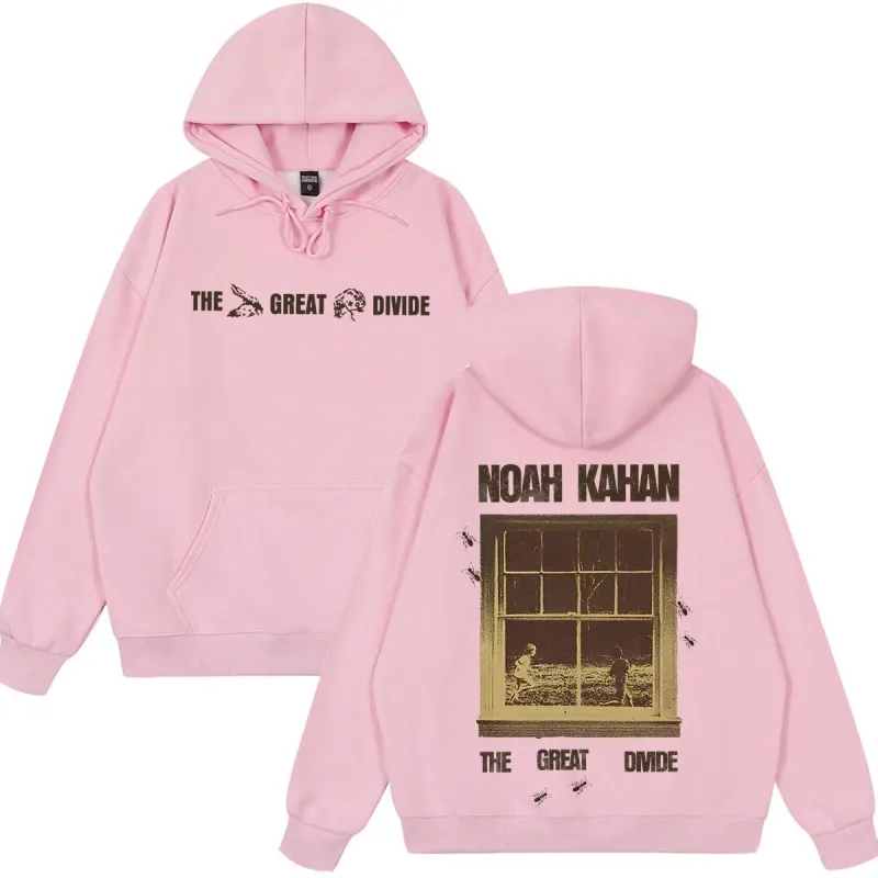 Noah Kahan The Great Divide Tour 2026 Graphic Hoodie Men Women Fashion Pullover Loose Casual Hip-hop High Quality Sweatshirts