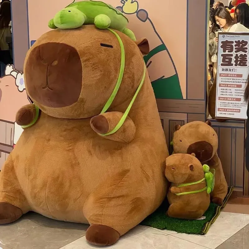 Super sized capybara plush toys cute baby pillows for children giant capybara pillows as birthday gifts for couples