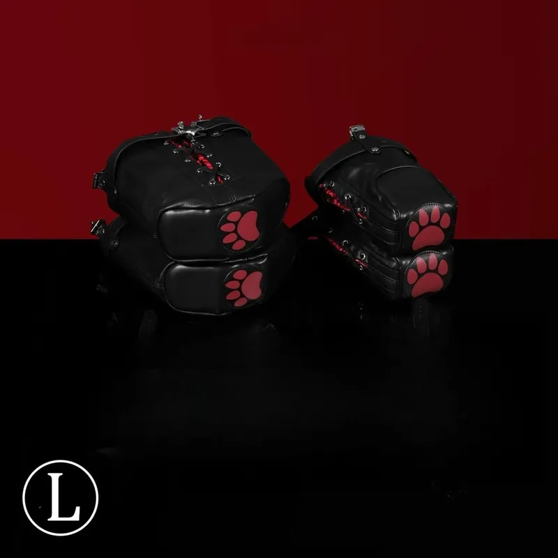 Adult Games Puppy Role Play Kit Fetish Puppy Hood Mask Binding Gloves Boots Protectors Couple Crawling Gear SM Sex Toys 18+