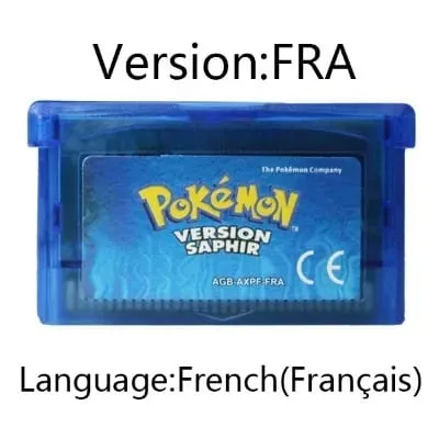 GBA Game Pokemon Series Video Game Cartridge Console Card Pokemon Emerald FireRed Ruby LeafGreen Sapphire Multi-language
