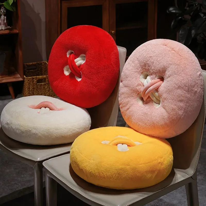 Button Plush Toys Flower Heart-shaped Stuffed Pillow Home Decor 40/45cm Soft Sofa Cushion Throw Pillow Birthday Surprise Gifts