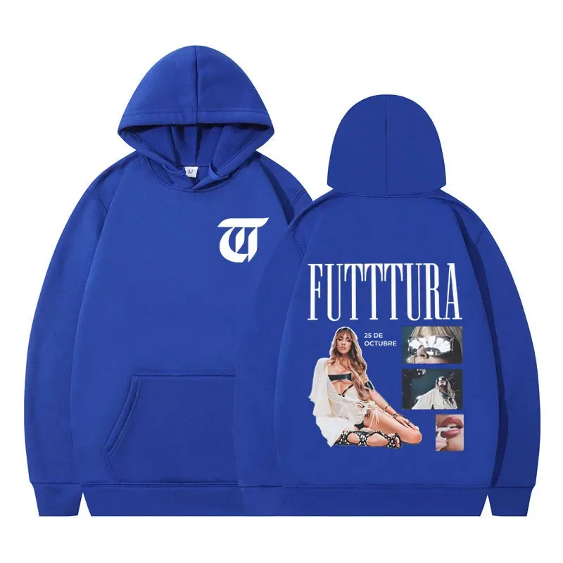 Singer TINI STOESSEL Futtura Album 2025 Tour Vintage Hoodie Men Women Fashion Pullover Casual Oversized Y2k Clothes Sweatshirts
