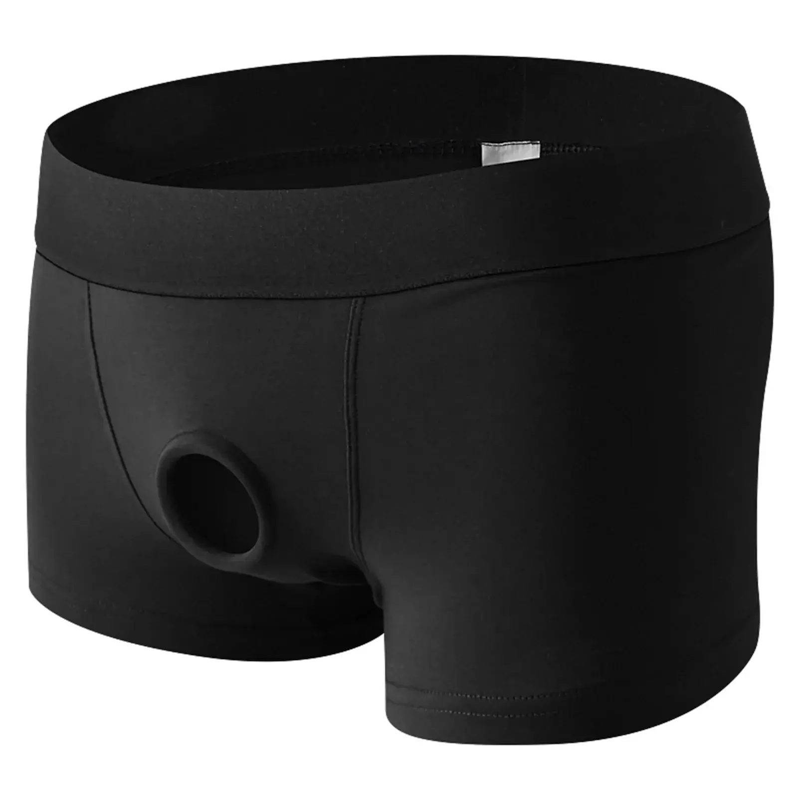 Panlalaking Cotton Underwear Soft Open Pouch Hole Boxer Shorts Cock Ring Silicone Ring Sexy Boxer Briefs Erotikong Panty Trunks Stretchy