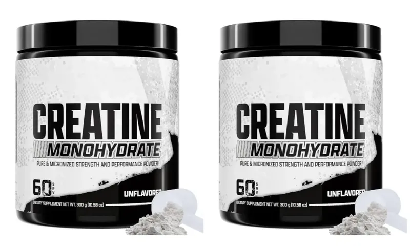 Creatine Monohydrate Powder 5g Per Serving Supports Strength Muscle Recovery Unflavored 60 Servings 300g