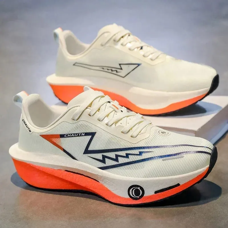Men Running Shoes Carbon Board Speciality Marathon Athletic Nonskid Sneakers Sports Breathable Lightweight Women's Comfortable
