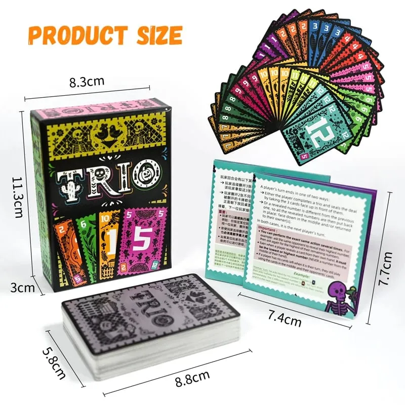 Board Game Strategic Card Toy for Family Game Matching Fun for Friends Couples Perfect Game Entertainment for All Ages Gift