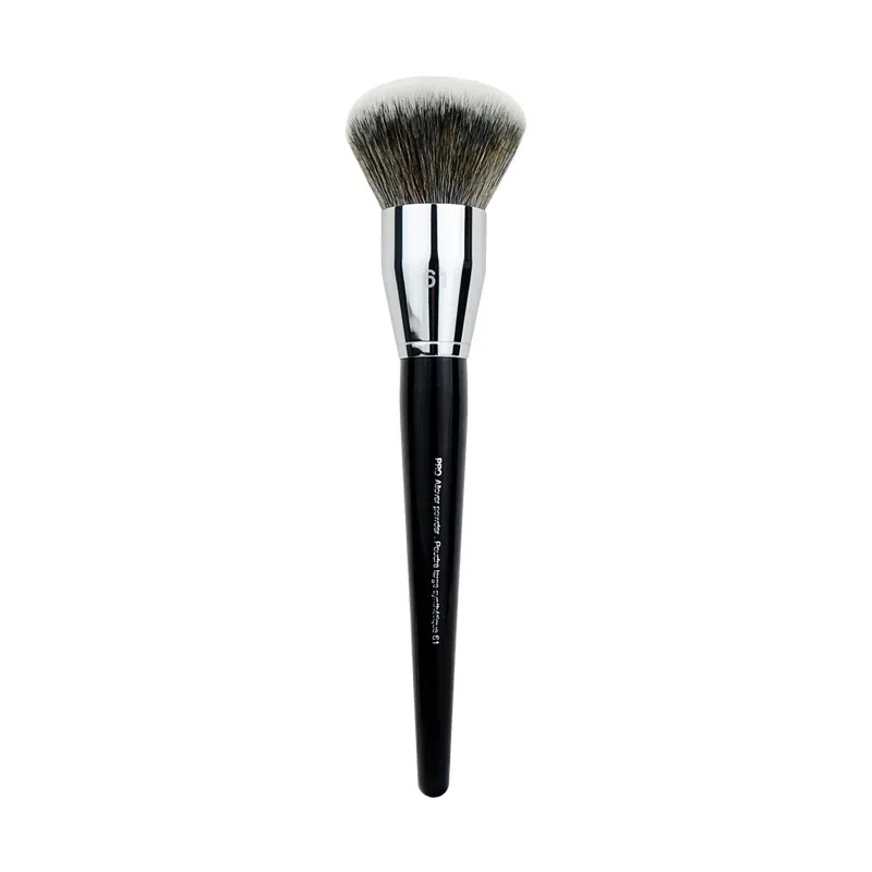 1 piece Pro Round Powder Makeup brushes Setting Make up brush Powder Contour synthetic Hair Angled Foundation wood handle