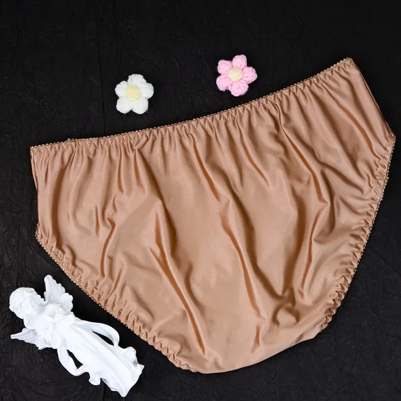 smooth Briefs Silky Men's Underwear Glossy Sports Men Swimsuit Interior Hombre Panties mens sexy underwear