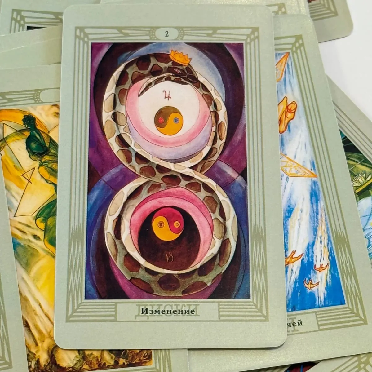 Thoth Tarot Cards Russian /Spanish/English Edition Oracle Board Playing Table Games For Party
