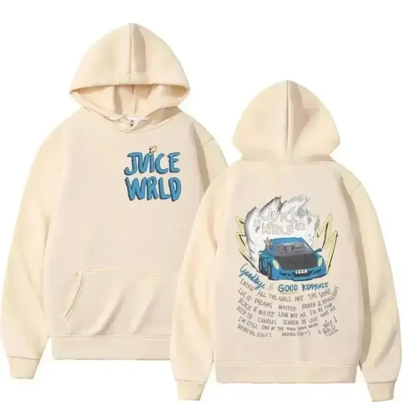 Juice WRLD – sweat-shirt à capuche pour hommes, mode Hip Hoo, pull décontracté, unisexe, Style de rue, coupe ample, chaud, tendance Y2K, automne 2026