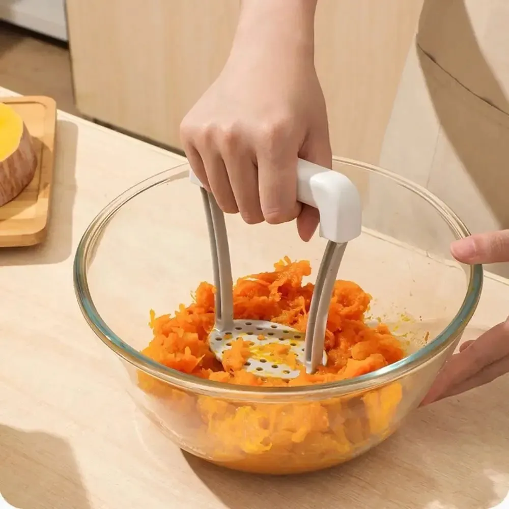 1PC Portable Plastic Manual Potato Masher – Kitchen and Home Use Potato Masher and Press – Multifunctional Food Processor