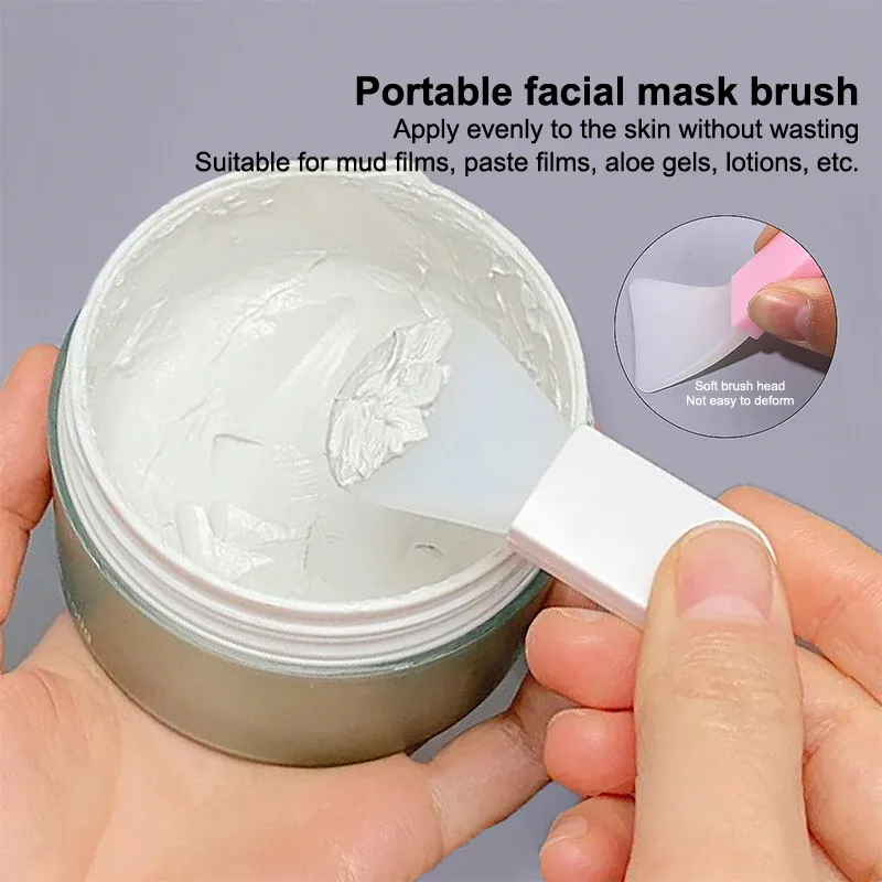 5Pcs Silicone Facial Mask Brush Face&Eye Cream Mud Mask Applicator Scraper Face Cleanse Brushes Travel Portable Skin Care Tools