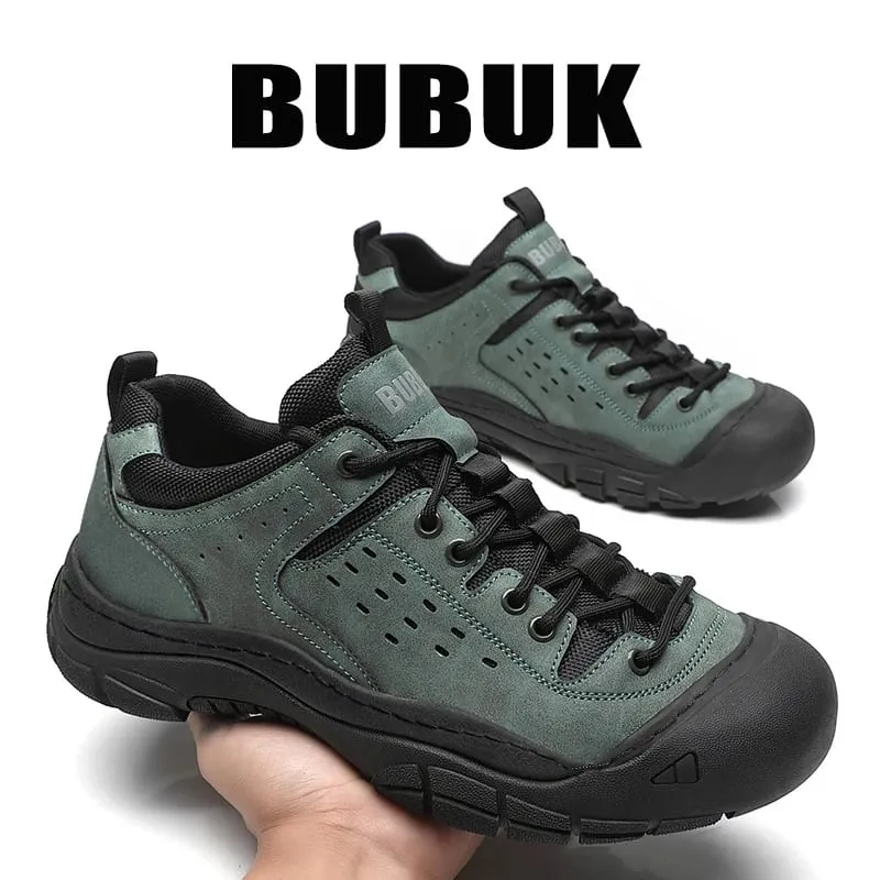 Men's Casual Large-Size Shoes Comfortable Sneakers for All Seasons Lace-Up Men's Shoes Non-Slip and Wear-Resistant Hiking Boots Trekking Boots Breathable Uppers Suitable for Daily Wear Outdoor Travel Mountaineering Hiking Wear-Resistant and